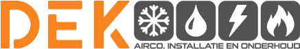 DEK airco installaties en onderhoud logo