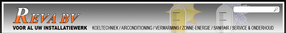 Reva BV Koeltechniek en Airconditioning, Installatietechniek, Zonne energie, Warmtepompen. logo