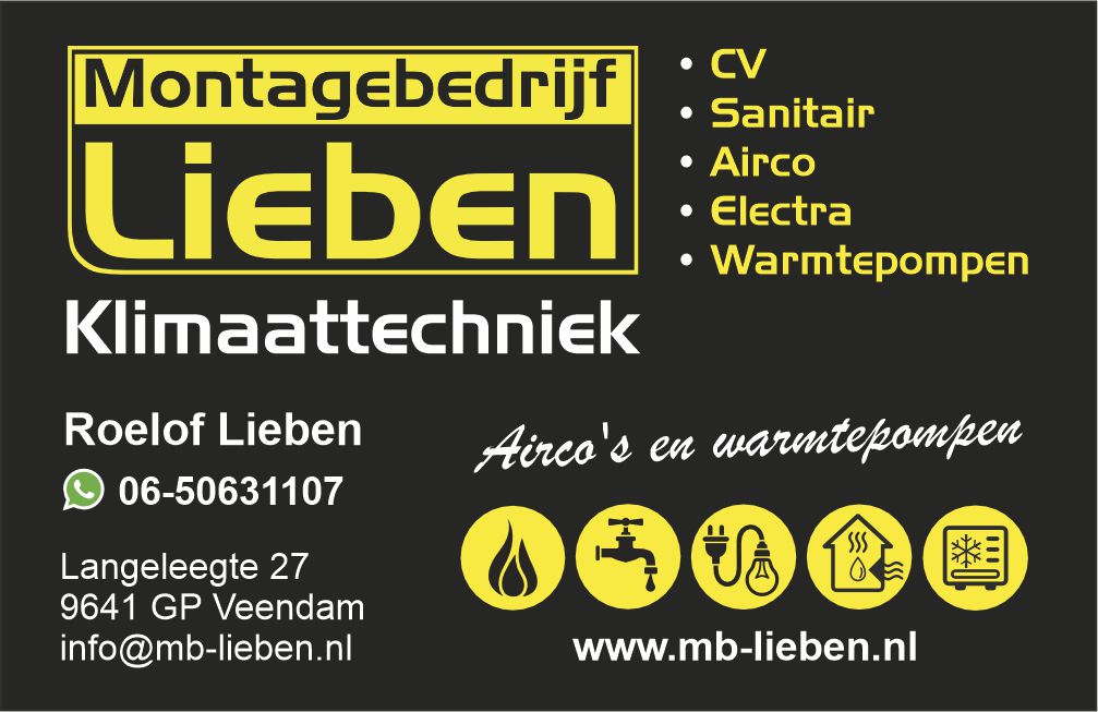 Montagebedrijf Lieben airco en warmtepompen