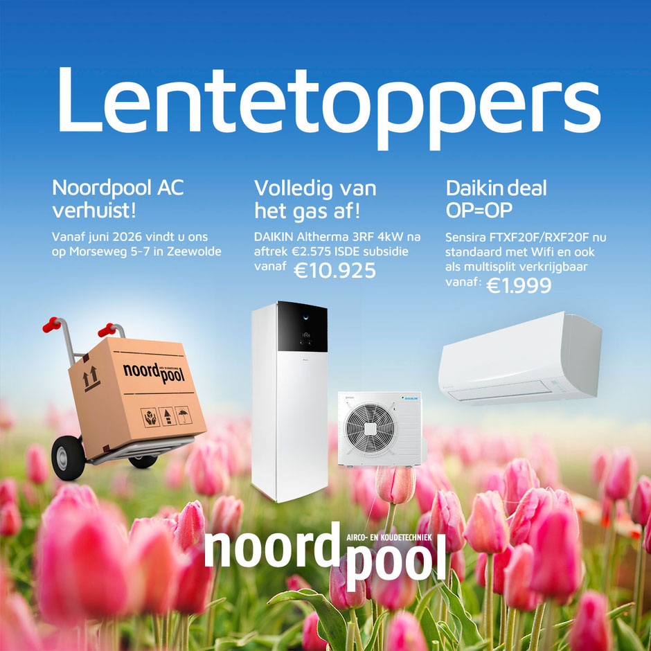 Noordpool Airconditioning en Warmtepompspecialist sinds 2007